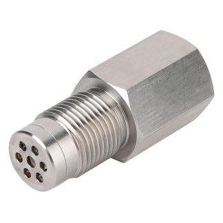 Akozon emulador sonda lambda + M18x1.5 Adaptador para espaciador extensor sensor de oxígeno universal para coche de acero inoxidable