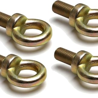 STR - Arnés para cinturón de seguridad (23 mm, perno para ojo, 7/16", UNF, longitud de rosca 1" (23 mm) aprobado por la FIA MSA, paquete de 4/5/6 (4)